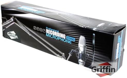 Broadcast Studio Microphone Boom Scissor Arm Suspension Stand Desk Table Universal Mic Mount DJ Radio Griffin