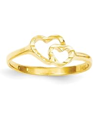 14k Childrens Heart Ring