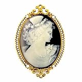 Goddess of Beauty Cameo Brooch
