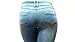 SOFIA'S Plus Size Women's Stretch Premium MID Rise Light Blue Denim Jeans Capri