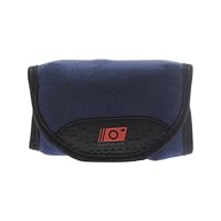 MADE Always On Wrap-Up Compact Digital Camera Case (Navy Blue) for Canon Poweshot A490, A495, A3000 IS, A3100 IS, SD940 IS, SD960 IS, SD970 IS, SD980 IS, SD1300 IS, SD1400 IS, SD3500 IS Digital Cameras