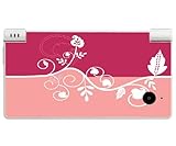 Pink Abstract Flower Decorative Protector Skin Decal Sticker for Nintendo DSi