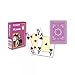 Modiano Italian Poker Game Playing Cards - Purple Poker - Large 4 Index - Single Card Deck - 100% Plastic Made in Italy