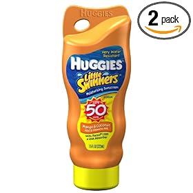 Huggies Suncare Scented Coconut & Mango Lotion 222ml (7.5oz) SPF 51, 0.5 Boxes (Pack of 2)