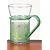 Tea / Coffee Glass Mugs - Set of 6 - Herb Garden