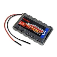 7.2V NiMH 2000mAh Side by Side Battery Pack w/ Bare Leads for Walking Robot, RC cars and RC planes - SALE
