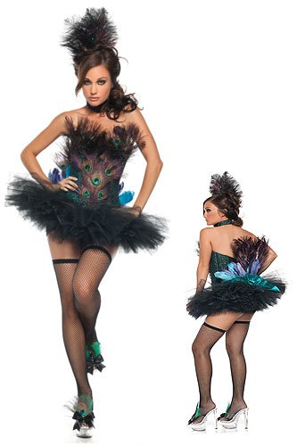Starline Women's Peacock Costume Set, Blue/Green, X-Large