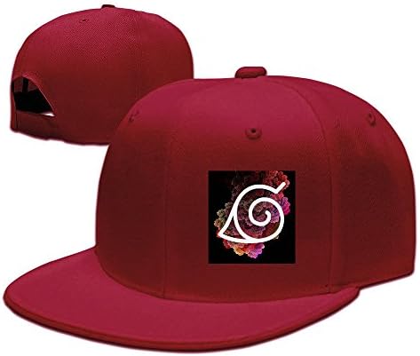 Fadah 1 Naruto Akatsuki Clouds Custom Unisex Adjustable Street Style Baseball Snapback Hip Hop Cap Hat Red