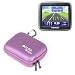 DURGADGET Purple EVA Hard Case With Belt Loop & Strap For Tomtom Start, 2, Regional Europe, UK & Ireland