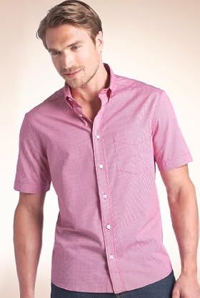 Blue Harbour Pure Cotton Mini Dogtooth Shirt