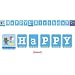 Baby Boy's 1st Birthday Banner 8 1/2ft