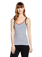 Marc Cain Top (Azul Royal / Blanco)