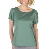 Mossimo® Black Short Sleeve Contemporary Blouse - Smoked Turquoise