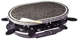 from Andrew James Andrew James Rustic Stone Raclette Grill with Thermostatic Heat Control + Crepe/Fajita Attachment