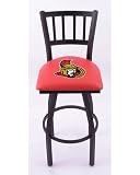 Ottawa Senators Single-Ring Swivel Bar Stool w/ Back