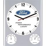 Ford Weather Station Wall Clock