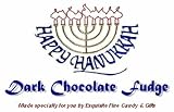 Gourmet Food : 'Happy Hanukkah' Dark Chocolate Fudge