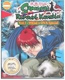 Samurai Rurouni Kenshin / Samurai X (Vol.1 - 95End + OVA Special DVD boxset) - English Dubbed and Japanese audio with English subtitles