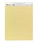 Post-it� Super Sticky Self-Stick Easel Pads, Yellow Lined Paper, 25 Inches x 30 Inches, 30 Sheets per Pad, 2 Pads per Pack