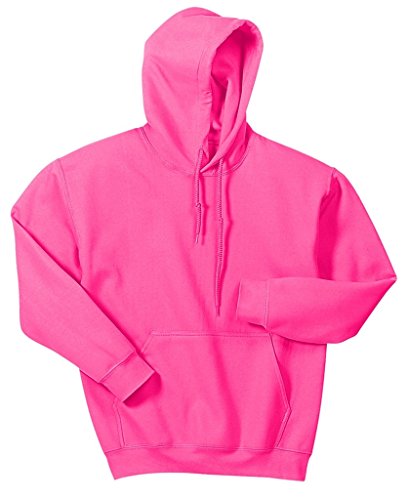 Joe's USA(tm) - Hoodies-Pullover Hooded Sweatshirt-Safety.Pink-3XL