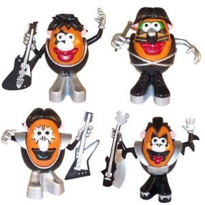  ミスターポテトヘッド　キス　4体セット　Kiss Mr Potato Head Figure Set Of 4