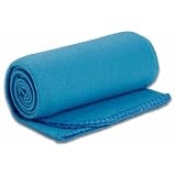 Travel Blanket with Pouch in Blue Belle Hop by Lewis N. Clark