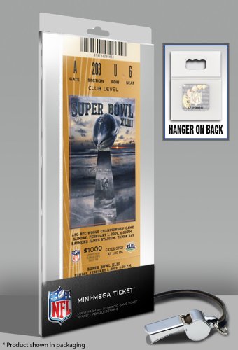 Super Bowl XLIII (43) Mini-Mega Ticket