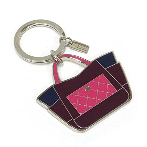 [コーチ] COACH アクセサリー(キーホルダー) F66661 バーガンディ パーカー トート エナメル メタル バッグ キーリング レディース [アウトレット品] [ブランド] [並行輸入品]