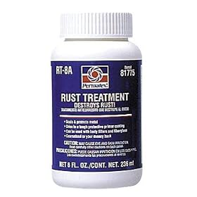 Permatex 81775 Rust Treatment (Body Filler Compatible), 8 fl oz Bottle