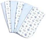 Gerber Baby-boys Newborn 6-Pack Terry Burp Cloths