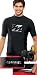 Herren UV Shirt Surfshirt Rashguard "OCEANWAVE" von celodoro - LYCRA® SPORT Material mit hochwertigem, stylischen Aufdruck - perfekter Sitz dank Softgummibund - UV-Protect Level 50+