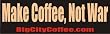 Bumper Sticker Make Coffee, Not War