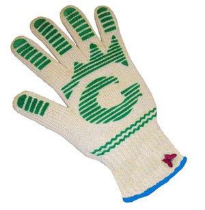 Childrens Toyshop  Kitchen & Housewares : 2 Gloves Valued Pack -- EMBROIDRED,NEW IMPROVED 100% DUPONT NOMEX ® & KEVLAR® HOT RESISTANCE GLOVE WITH NON-SLIP SILICONE GRIP