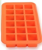 SiliconeZone Set of Two Ice Tray, Orange