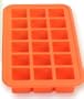 SiliconeZone Set of Two Ice Tray, Orange