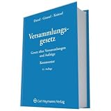 Produkt-Bild: Versammlungsgesetz: Gesetz &uuml;ber Versammlungen und Aufz&uuml;ge