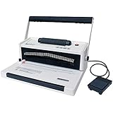 TruBind Coil Binding Machine with Oval Holes, Electric Coil Inserter and Foot Pedal (TB-S20AP)