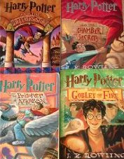 Harry Potter Volumes 1-4 (Harry Potter, The Sorcerers Stone, The Chamber of Secrets, The Prisoner of Azkaban, The Goblet of Fire) (Hardcover)