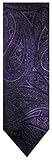 Men's Geoffrey Beene Paisley Neck Tie Royal Purple