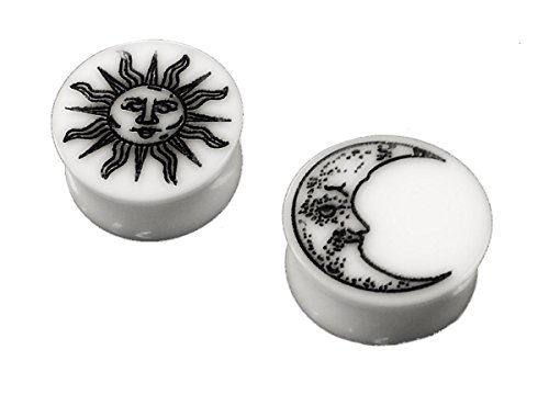 bOdfx Exclusive Astrological Sun Moon Plugs (tunnels).
