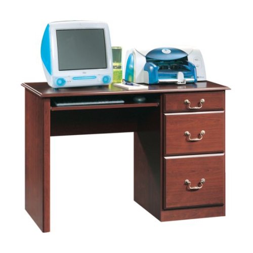 Classic Cherry Computer Desk w/ File Cabinet Drawer