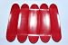 5 dip red Maple Blank Pro Skateboard Decks New On Sale 7.5