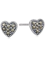Betsey Johnson "Precious Luxuries" Small Pave Heart Stud Earrings
