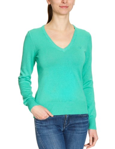 GANT Damen Pullover 483022, Gr. 40 (L), Gr&uuml;n (MINT LEAF) Preisvergleich