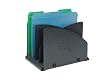 MMF Industries Vertical Four-Compartment Steel File Organizer with Alternating Partitions (294A3)