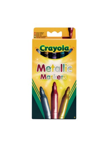 Buy Crayola Metallic Markers (5 Pack) online at Discounted New and Used prices. Delivered to your door with Childrens Toyshop.com