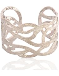 925 Sterling Sivler Cuff Bangle Bracelet Handmade Designs Fashion Jewelry