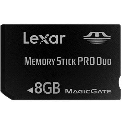 Lexar Platinum II 8 GB Memory Stick Pro Duo Flash Memory Card LMSPD8GBBSBNA