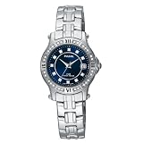 Pulsar Ladies Crystal Silver-Tone Watch #PXT651 by Pulsar