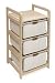 Badger Basket Three Drawer Hamper/Storage Unit